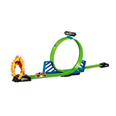 Pista Carrinho Brinquedo Neon Looping Brilha no Escuro - PK005