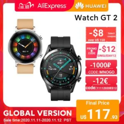 [11/11] Smartwatch Huawei Watch GT2 | R$705