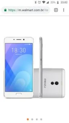 Smartphone Meizu M6 Note Prata, Tela 5,5”, 4GB Ram, 64GB, 4000 mAh, Câmera Dupla - R$899