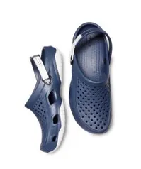 Sandália Crocs Swiftwater Deck Clog Navy - Adulto - R$100