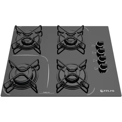 Cooktop Atlas Agile Up Glass, Superautomático 4 Bocas (261,40 Ame)