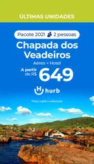 Pacote Chapada dos Veadeiros 2021 - Casal - A Partir de R$649