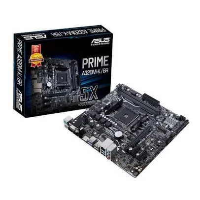 [AME R$ 358]Placa Mae Asus Prime A320M-K/BR DDR4 Socket AM4