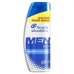 Shampoo H&S Men 3 Em 1 650 ml