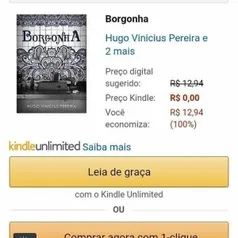 Livro Borgonha Grátis na amazon