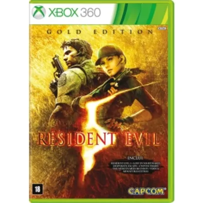Resident Evil 5: Gold Edition (Xbox 360) - R$54
