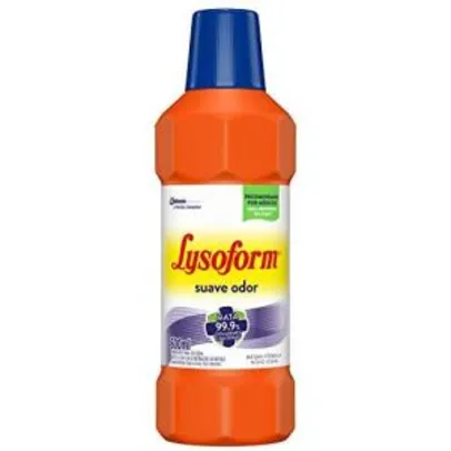 Desinfetante Lysoform Bruto Suave Odor 500ml R$6