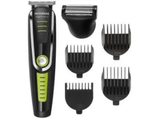 Aparador de Pelos Mondial Super Groom-6 6 em 1 Bivolt BG-04 – Preto e Verde  - R$108