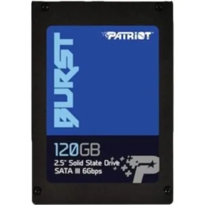 SSD Patriot Burst 120Gb R$ 91,79 (Cartão Sub+AME+Prime)