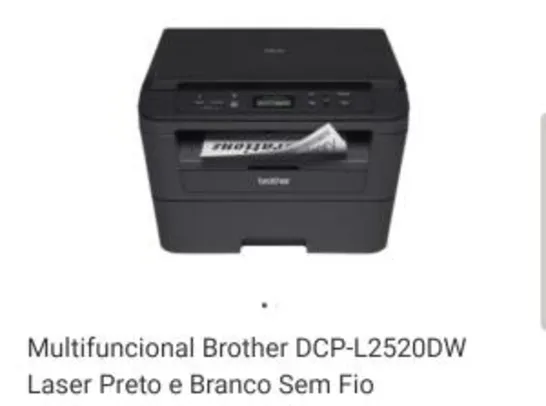 Multifuncional Brother Laser Mono - DCPL2520DW - R$810