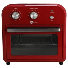 Forno e Fritadeira sem Óleo Fun Kitchen 10L Vermelha