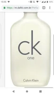 Perfume Ck One Eau De Toilette - Calvin Klein - R$149
