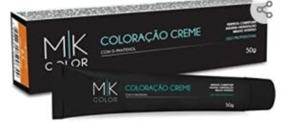 Coloração Creme, Mk Cosmetics, Louro Claríssimo Bege 10.31 | R$4