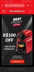 Máquina De Café Inissia Ruby Red Nespresso R$179