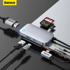 Estação Docking Hub Usb C Baseus Para Ipad Pro 4 in 1