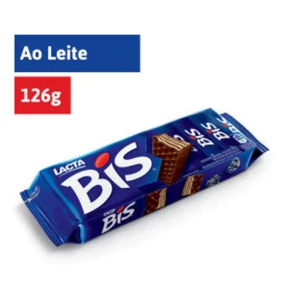[BH] Chocolate Bis Lacta 126g Caixa pelo Rappi - R$1