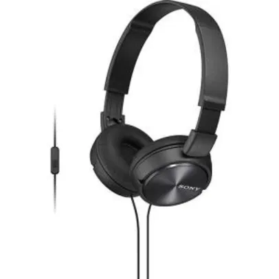 Fone de Ouvido Sony MDR-ZX310AP/BQCE7 Headphone Preto - R$ 53