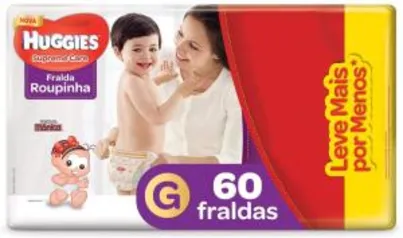 [Prime] Huggies Fralda Supreme Care Roupinha Hiper G a partir de R$