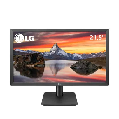 Product photo Monitor Gamer LG 21.5", 75Hz, Full HD, HDMI, Freesync - 22MP410-B