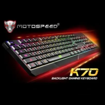 [GearBest] MotoSpeed K70 USB Wired Gaming Keyboard 7 Color por R$32