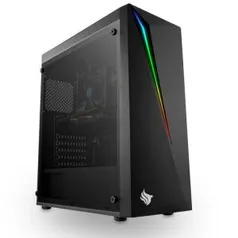 Computador Pichau Gamer, i3-9100F, RX 580 8GB PowerColor, 8GB DDR4, HD 1TB, 500W, Hunter RGB