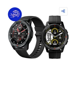 SmartWatch Mibro X1 1.3`` Relógio Digital 38 Modos esportivos Monitor saúde 5ATM - Preto