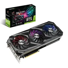 Placa de Video Asus GeForce RTX 3070 ROG Strix OC LHR 8GB GDDR6 256-bit, ROG-STRIX-RTX3070-O8G-V2-GAMING