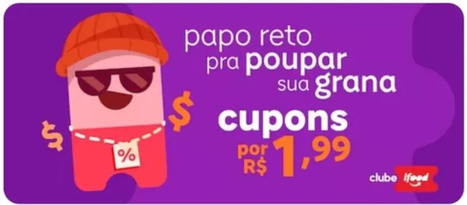 [SELECIONADOS] Compre cupom Clube iFood de R$10 com Mastercard Débito por R$0,99