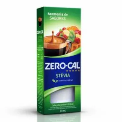 Saindo por R$ 5: Zero Cal Stevia 80ml | Pelando