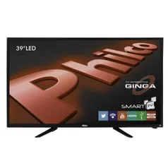 Smart TV LED 39" Philco PH39N86DSGW HD 3 HDMI 1 USB Preta - R$1199,00