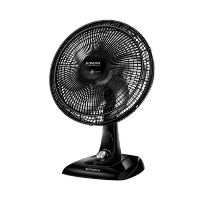 Ventilador De Mesa 40cm Super Power Vsp-40-b Mondial Cor da estrutura Preto/Prata Cor das pás PRETO/PRATA 127V