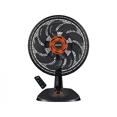 Ventilador de Mesa, Neo Air 15 Total Control, Preto/Laranja, 110v, Mallory