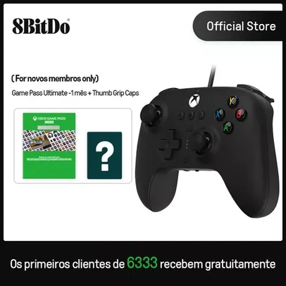 (Contas Novas R$149,83) Controle 8bitdo Versão Xbox Com Fio