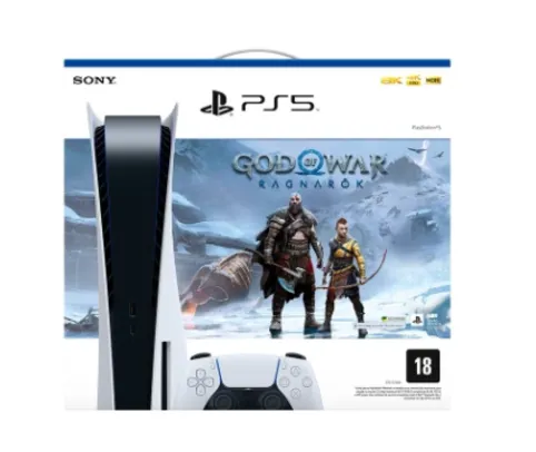 [AME R$4400] CONSOLE PLAYSTATION 5 + GOD OF WAR RAGNA