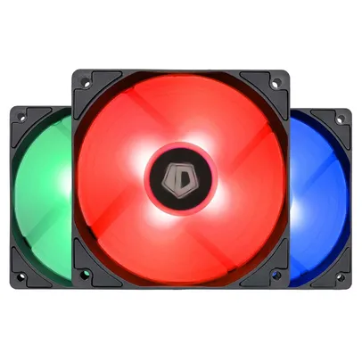 Cooler Fan ID Cooling, 120mm, RGB, 74,5CFM - XF-12025-RGB-TRIO (Trio pack) | R$126