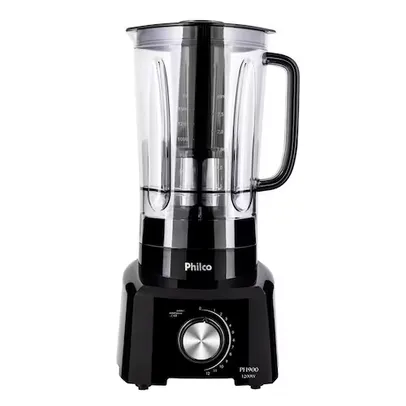 Liquidificador Philco PH900 Preto 1200W com 12 Velocidades