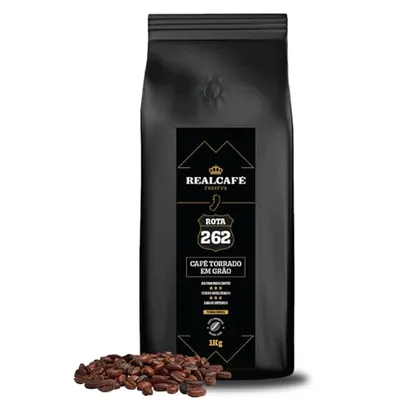 CAFÉ ESPECIAL ESPRESSO REALCAFÉ RESERVA ROTA 262 - GRÃO 1KG