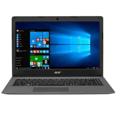 Notebook Acer Intel Celeron N3060, 2GB,32GB, Tela 14´´ Windows 10 R$1250