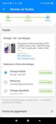 [Clube da Lu] Smartphone Samsung Galaxy S20+ 128GB Cosmic Gray | R$3.239