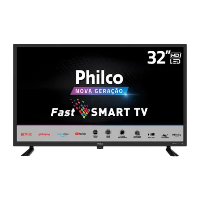 [AME R$804] Smart TV LED 32 HD Philco PTV32D10N5SKH 