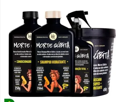 Kit Lola Cosmétics Hidratação Morte Súbita - 4 Produtos