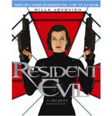 Resident Evil 1 - 5 Blu-ray - R$ 39,90