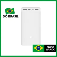 [BR/APP] Xiaomi Power Bank, Carregador Portátil Original, 3 USB, Tipo C, 18W, 30000mAh, PB3018ZM  #Aliexpress🇧🇷