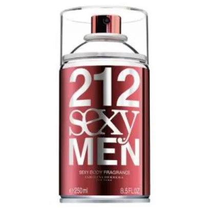 212 Sexy Men Carolina Herrera Body Spray (50% de volta com AME)