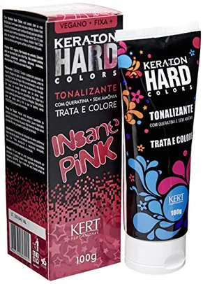 Tonalizante de cabelo Hard Colors, Keraton, Insane Pink |