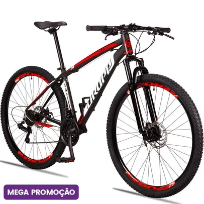 Bicicleta Dropp Z3 Aro 29 Câmbios Shimano 21 Marchas Freio a Disco Mecânico com Suspensão