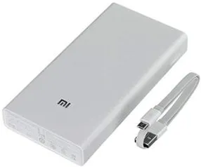 Carregador Portatil, Xiaomi, 20000mah, Branco | R$109