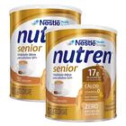 Kit 2 Nutren Senior Café com Leite Suplemento Alimentar 740g