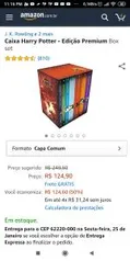 Box Harry Potter Edição Premium - R$106,00