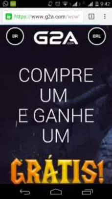 (g2a) promoção da blizzard COMPRE UM  E GANHE UM 